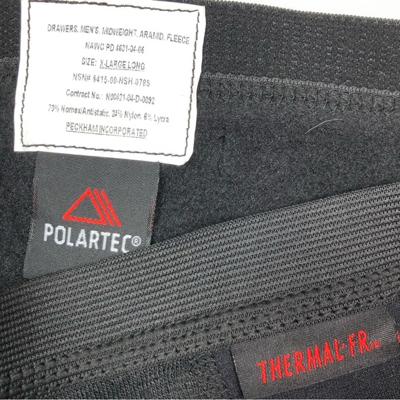 Peckham Polartec Thermal Flame Resistant Base Layer Pants Men’s Size XL Long - Picture 3 of 6